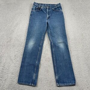 Levi's Jeans Womens 12 Blue 512 Slim Fit Straight Leg High Rise Vintage Denim